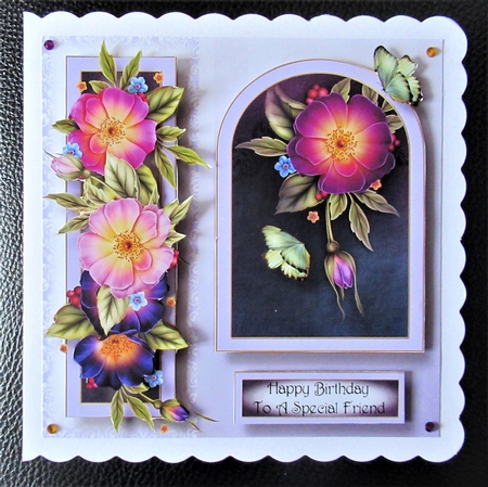 Floral Arched Frame Bumper Kit 2 by Davina Rundle