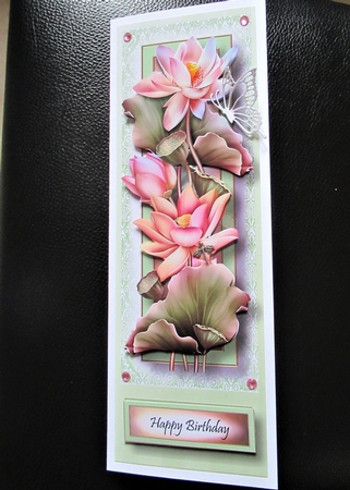 Floral Lge DL - Lotus by Davina Rundle