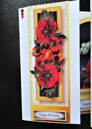 Floral Lge DL - Poppies by Davina Rundle