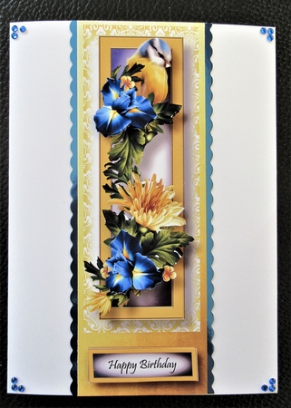 Floral Lge DL - Spring Iris by Davina Rundle