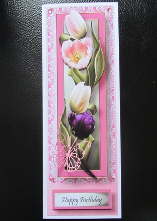 Floral Lge DL - Tulips by Davina Rundle