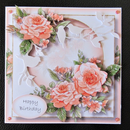 Painted Roses - Orange by Davina Rundle