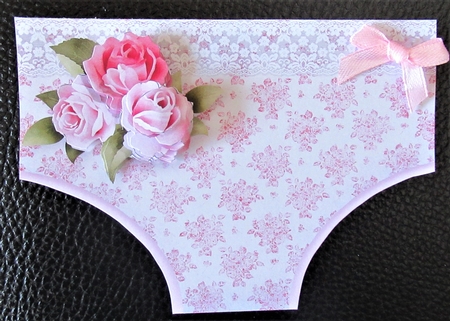 Pink Roses - Fancy Pants Card Mini Kit by Davina Rundle
