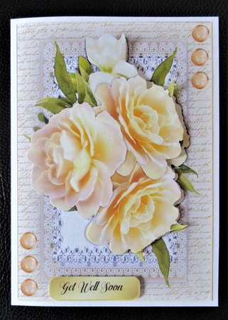 Beautiful Buttercup Yellow Roses by Davina Rundle