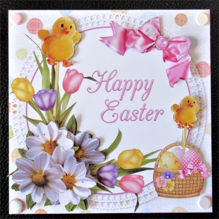 7x7 Easter flowers by Davina Rundle