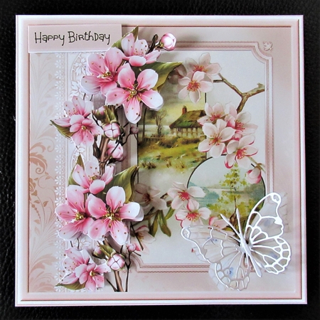 Cherry blossom 7x7 by Davina Rundle