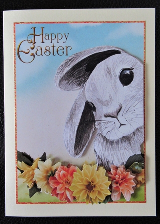 Cute Easter Rabbit by Davina Rundle