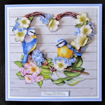 BLUE TIT HEART MINI KIT by Davina Rundle
