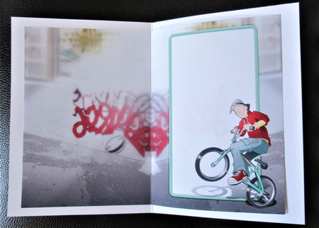 BMX Dude Aqua Insert by Davina Rundle