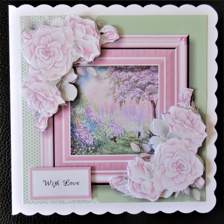 Palest Pink Roses At The Cherry Tree by Davina Rundle