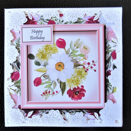 Framed Bouquet 5 by Davina Rundle