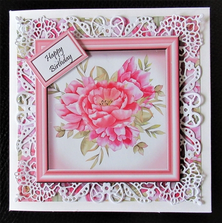 Framed Bouquet 8 by Davina Rundle