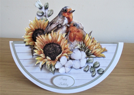 ROBINS ROCKER CARD by Davina Rundle