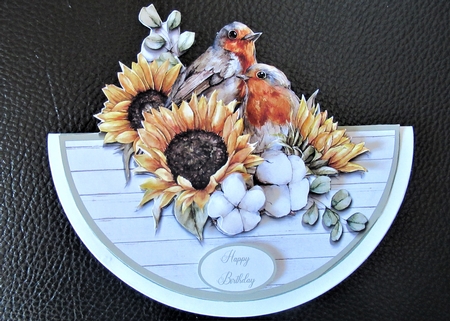 ROBINS ROCKER CARD by Davina Rundle