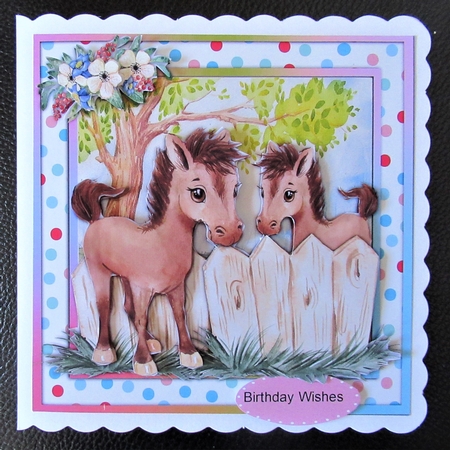 8x8 Mini Kit , Friends over the Fence by Davina Rundle