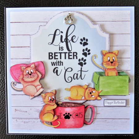 BETTER WITH A CAT MINI KIT by Davina Rundle