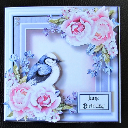 6x6 Floral Bird 1 by Davina Rundle
