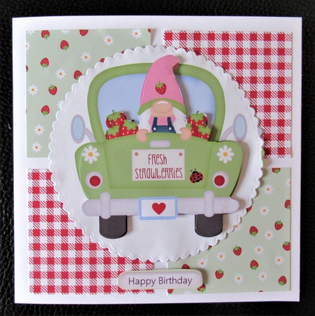 Strawberry Gnomes Digital Clip Art Set by Davina Rundle