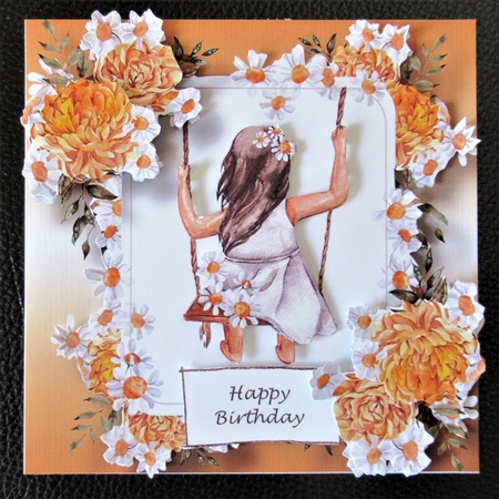 6x6 Carefree 1 by Davina Rundle