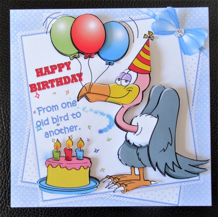 8x8 from one old bird to another mini kit by Davina Rundle