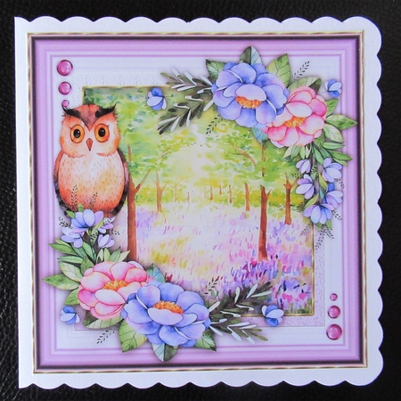 8x8 Mini Kit, Gorgeous Night Owl by Davina Rundle
