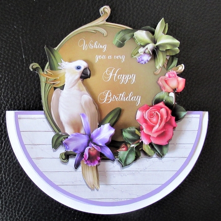 COCKATOO ROCKER CARD by Davina Rundle
