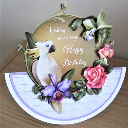 COCKATOO ROCKER CARD by Davina Rundle