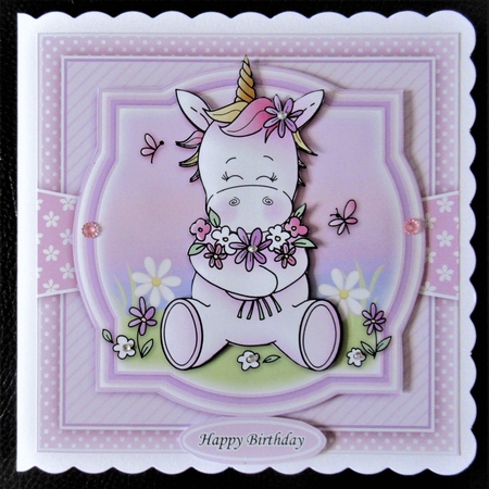 Spring Unicorn Pink Mini Kit With Ages 1 to 9yrs by Davina Rundle