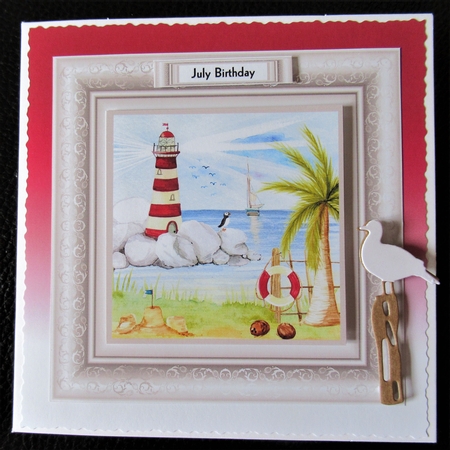 Lovely Coastal Scene - Card Three by Davina Rundle
