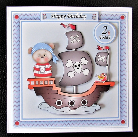 Pirate Teddy Mini Kit With Ages 1 to 6 yrs by Davina Rundle