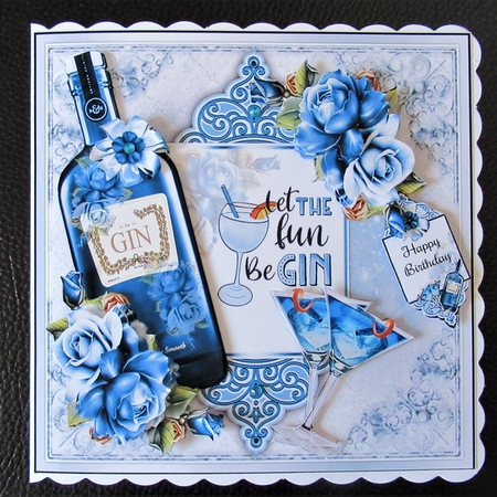 Let The Fun Be Gin 02 Mini Page Kit by Davina Rundle