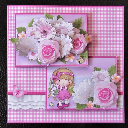 Pretty Posies - Layered Card Mini Kit by Davina Rundle