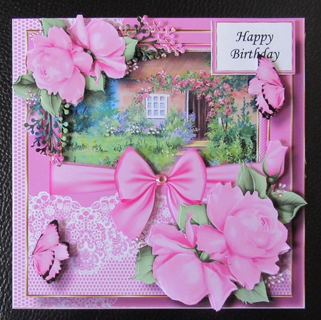 Scenic Lace & Roses - Cottage Garden by Davina Rundle