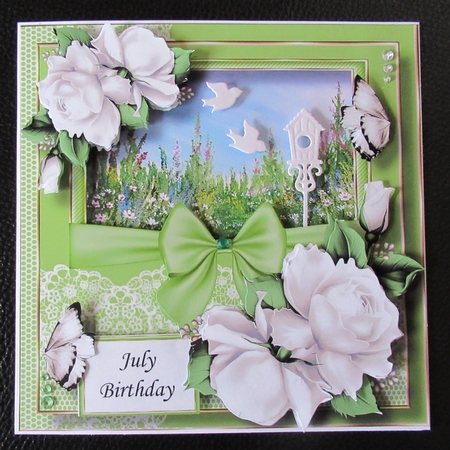 Scenic Lace & Roses - Summer Field Flowers by Davina Rundle