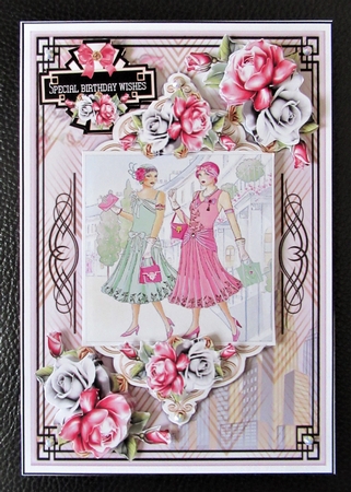Art Deco Ladies 02 Mini Page Kit by Davina Rundle