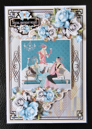 Art Deco Ladies 03 Mini Page Kit by Davina Rundle