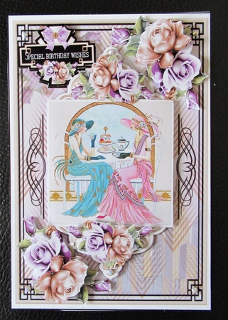 Art Deco Ladies 04 Mini Page Kit by Davina Rundle