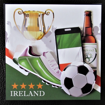 Ireland Football mini kit by Davina Rundle