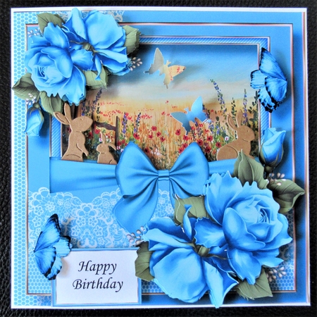 Scenic Lace & Roses - Cornfield & Poppies by Davina Rundle