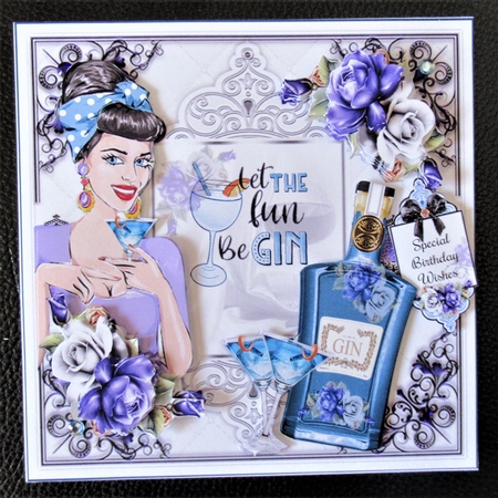 Let The Fun Be 04 Gin Mini Page Kit by Davina Rundle