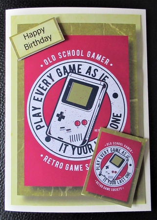 Retro Gaming A5 Poster - Old School Gamer by Davina Rundle