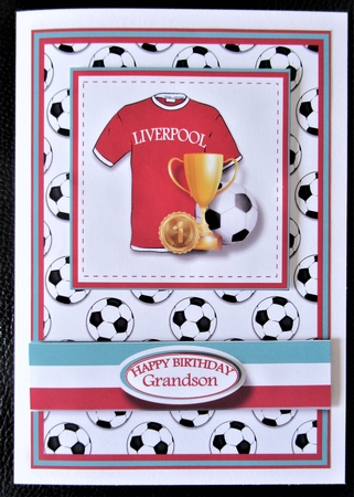 A5 Liverpool Topper & Sentiments  by Davina Rundle