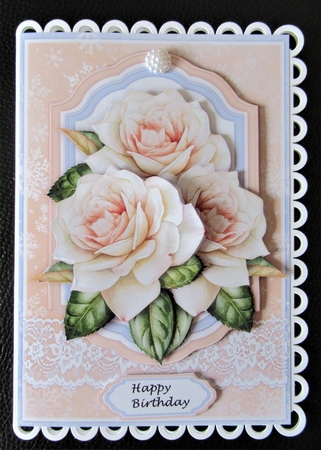 A5  Vintage Roses  Mini  Kit by Davina Rundle