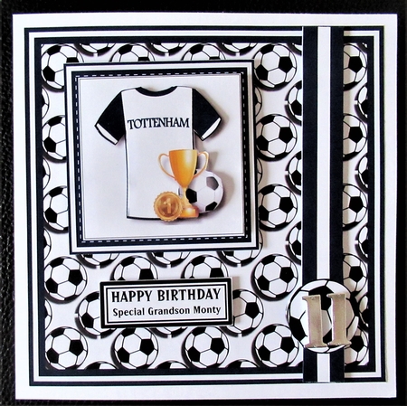 8x8 Tottenham Football Club Mini Pyramage Kit - x4 A4 Sheets  by Davina Rundle