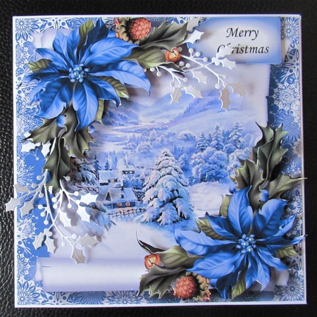 Christmas Parchment Scroll 3 by Davina Rundle