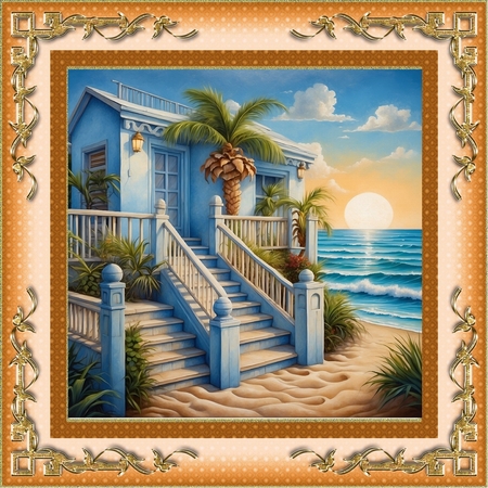 Lifes Beachy Frames 3 by Davina Rundle