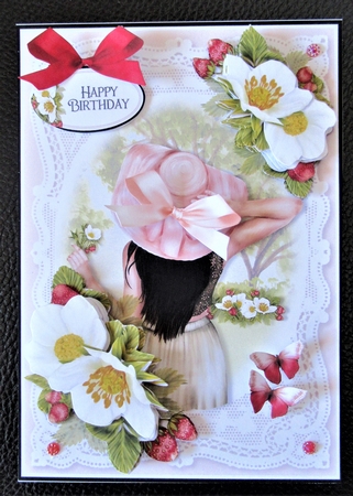 Lace and Strawberries 5 by Davina Rundle