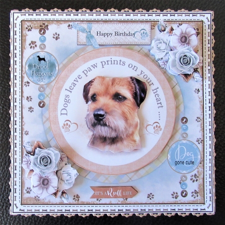 Dogs Leave Paw Prints On Your Heart 10 Mini Page Kit by Davina Rundle