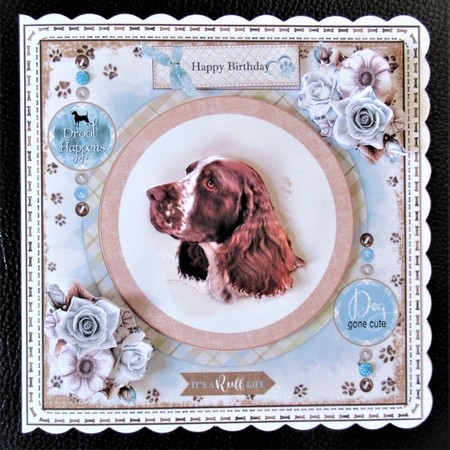 Dogs Leave Paw Prints On Your Heart 12 Mini Page Kit by Davina Rundle