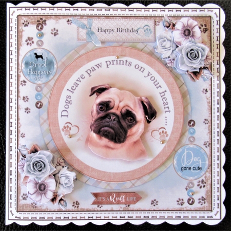 Dogs Leave Paw Prints On Your Heart Bumper 02 Mini Page Kits by Davina Rundle